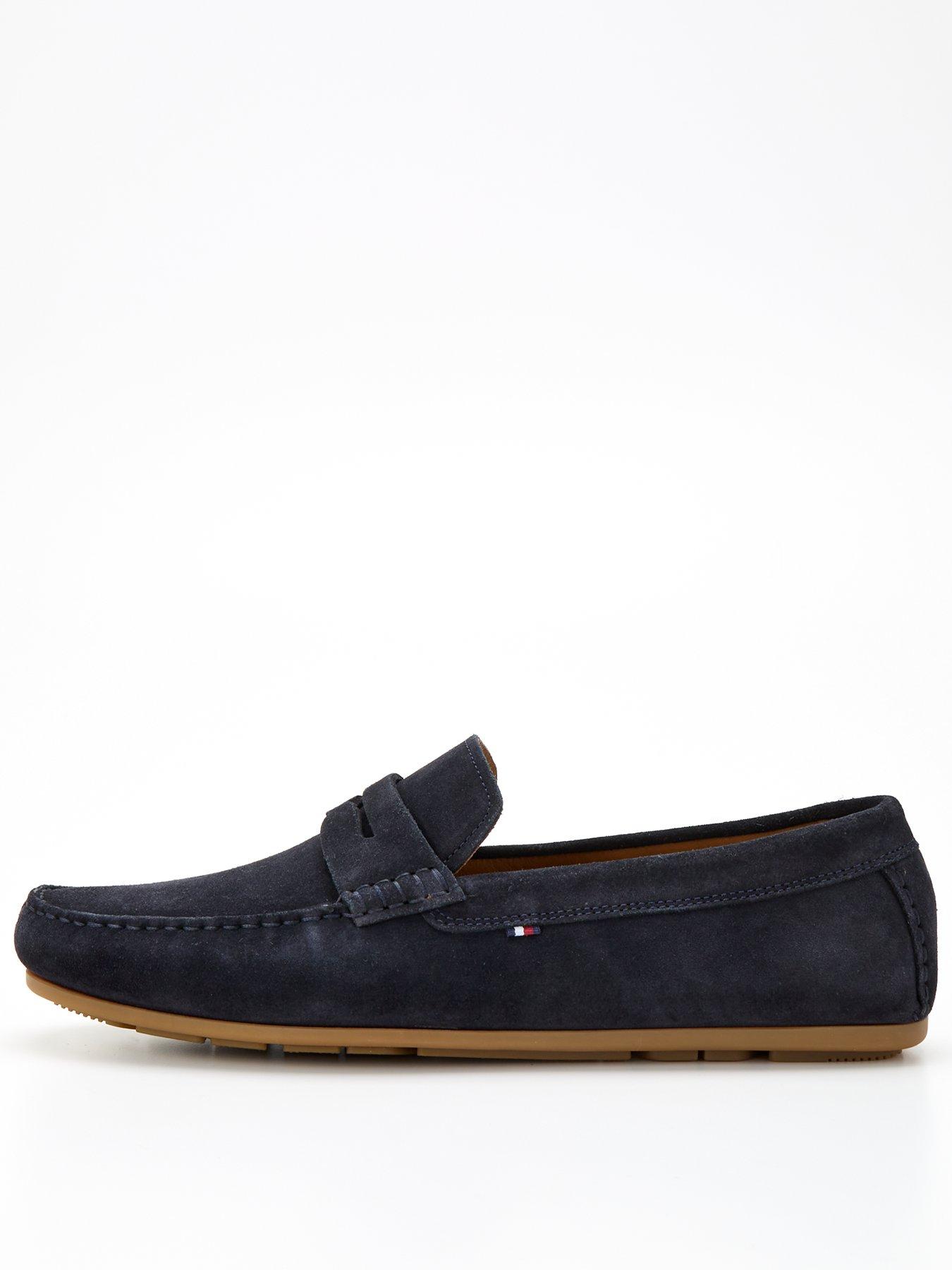 undefined Casual Suede Driver Shoe - Navy