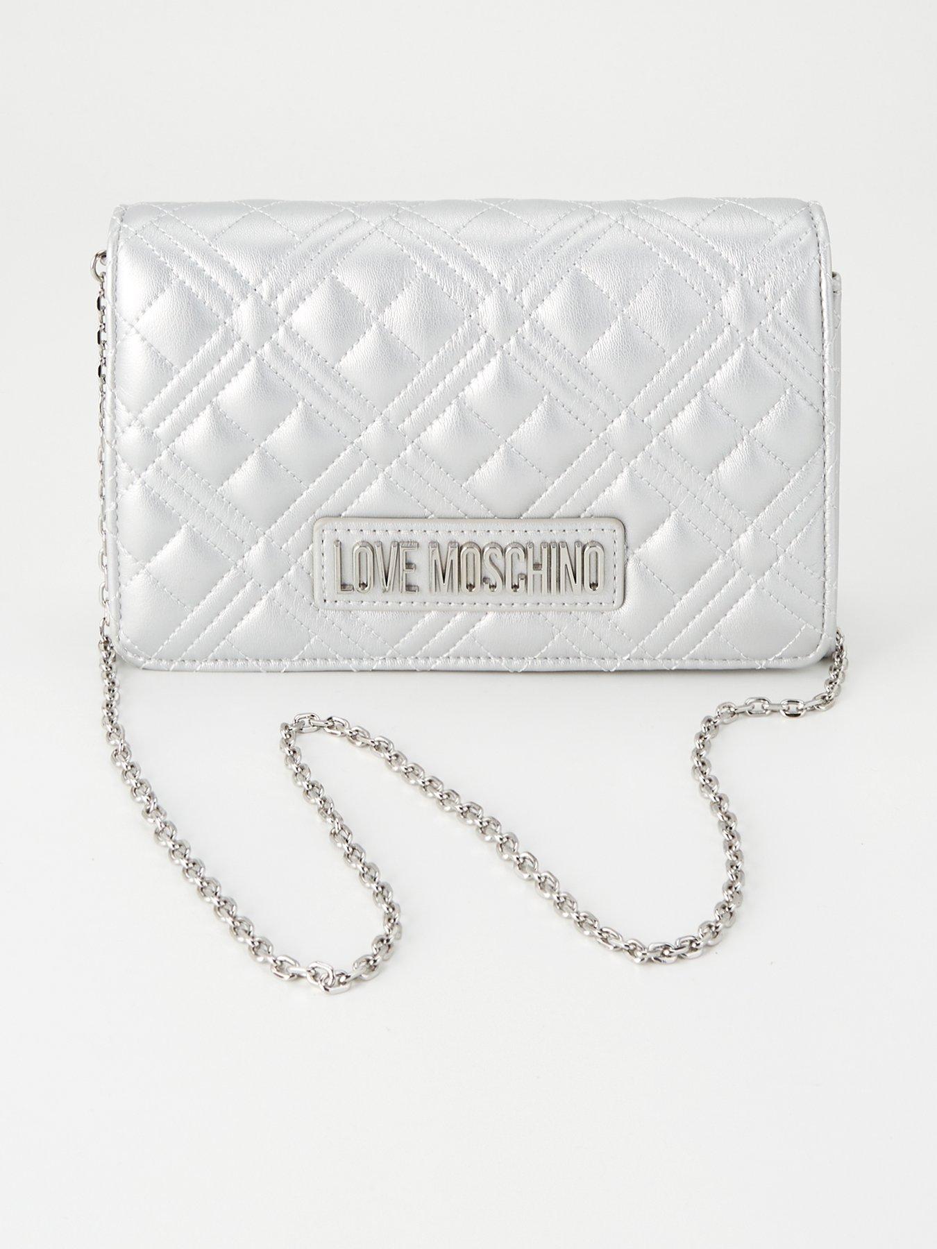 Love moschino sale silver bag