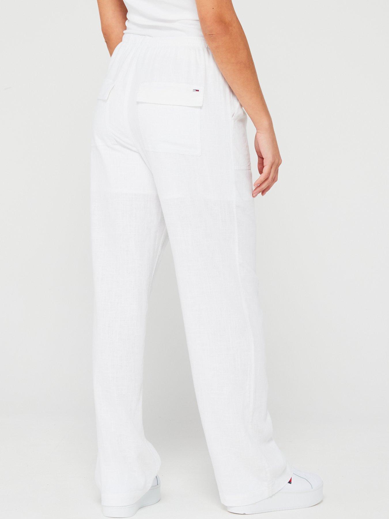 White tommy hot sale pants