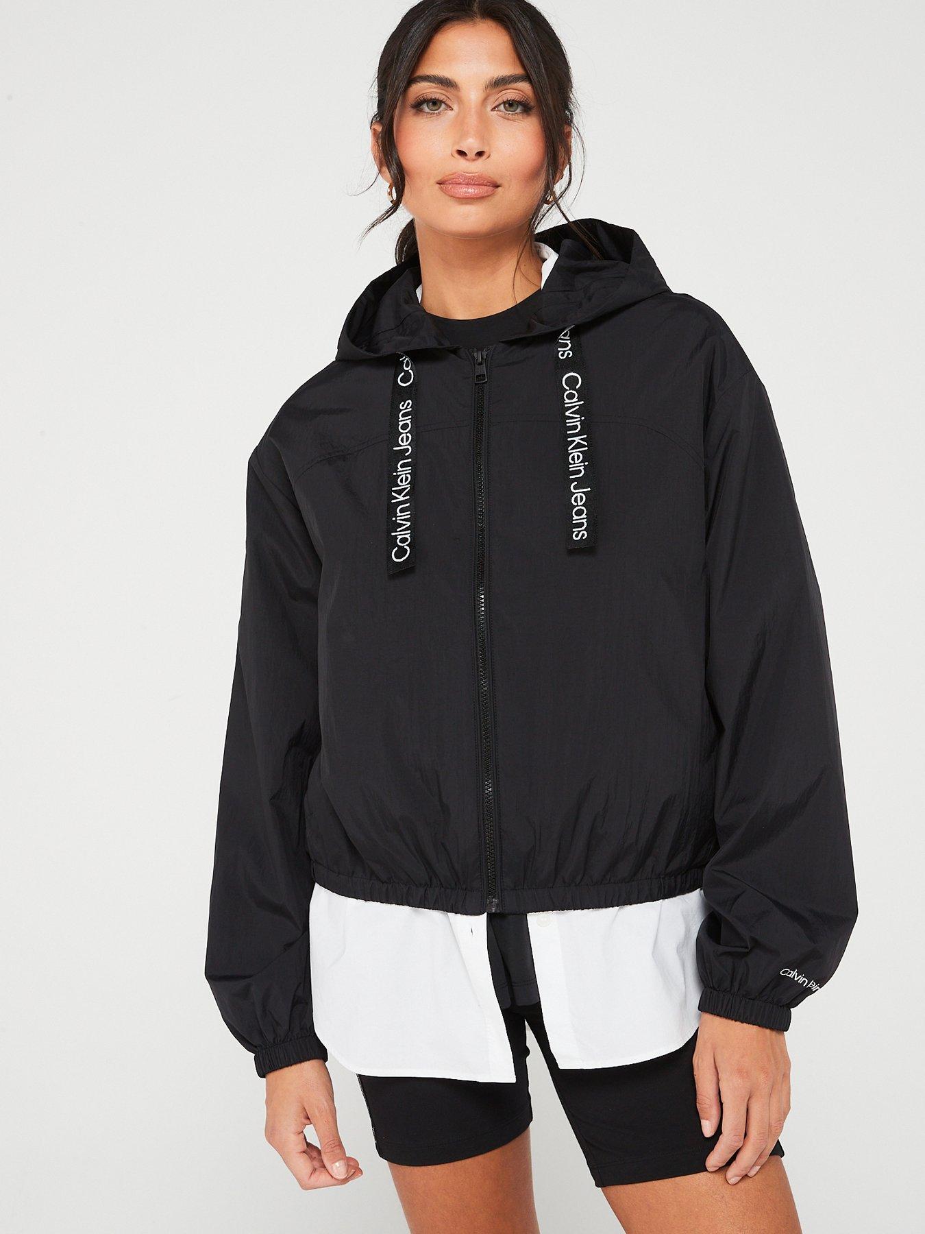 Calvin klein logo sales windbreaker