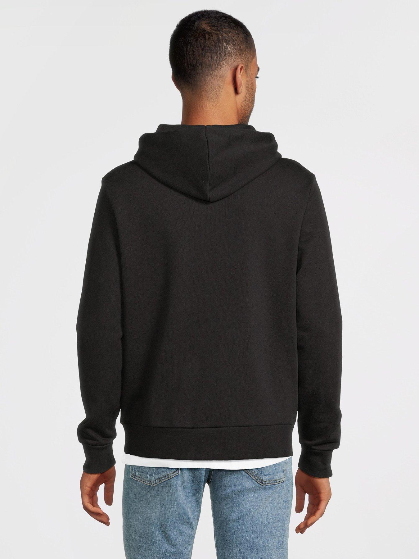 Calvin Klein Degrade Logo Hoodie - Black | Very.co.uk