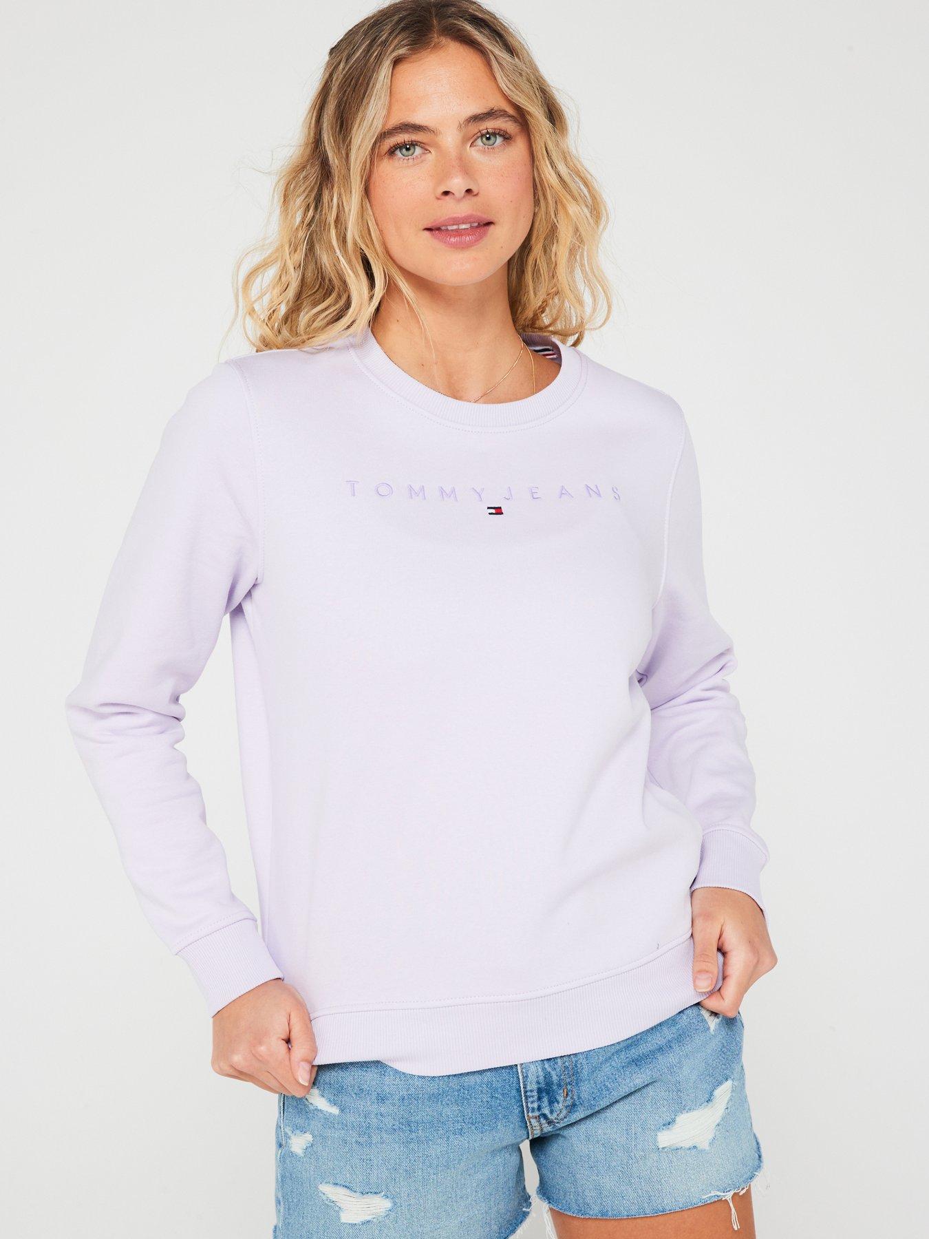 Tommy jeans best sale sweatshirt pink