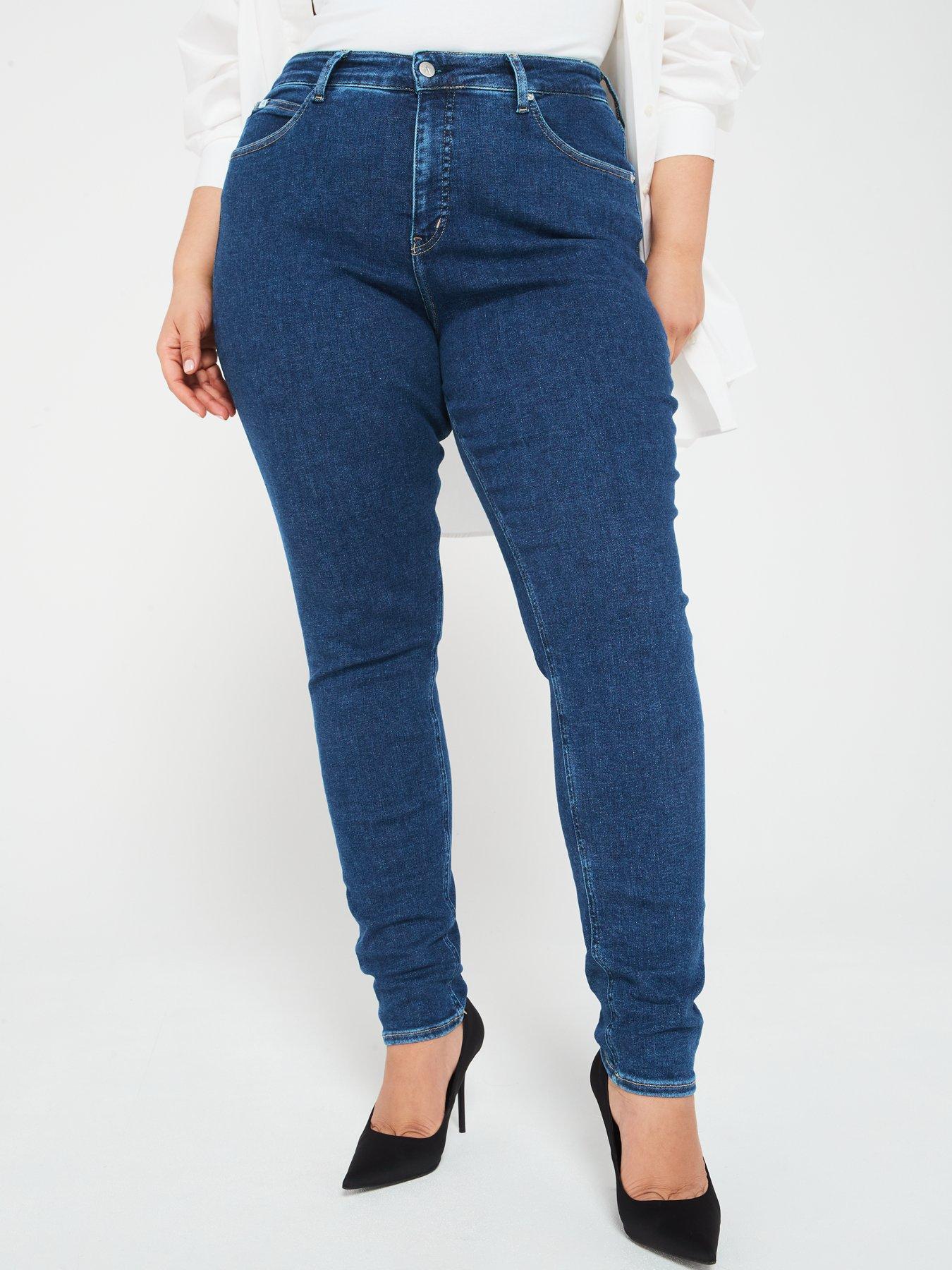 High rise skinny on sale jeans calvin klein