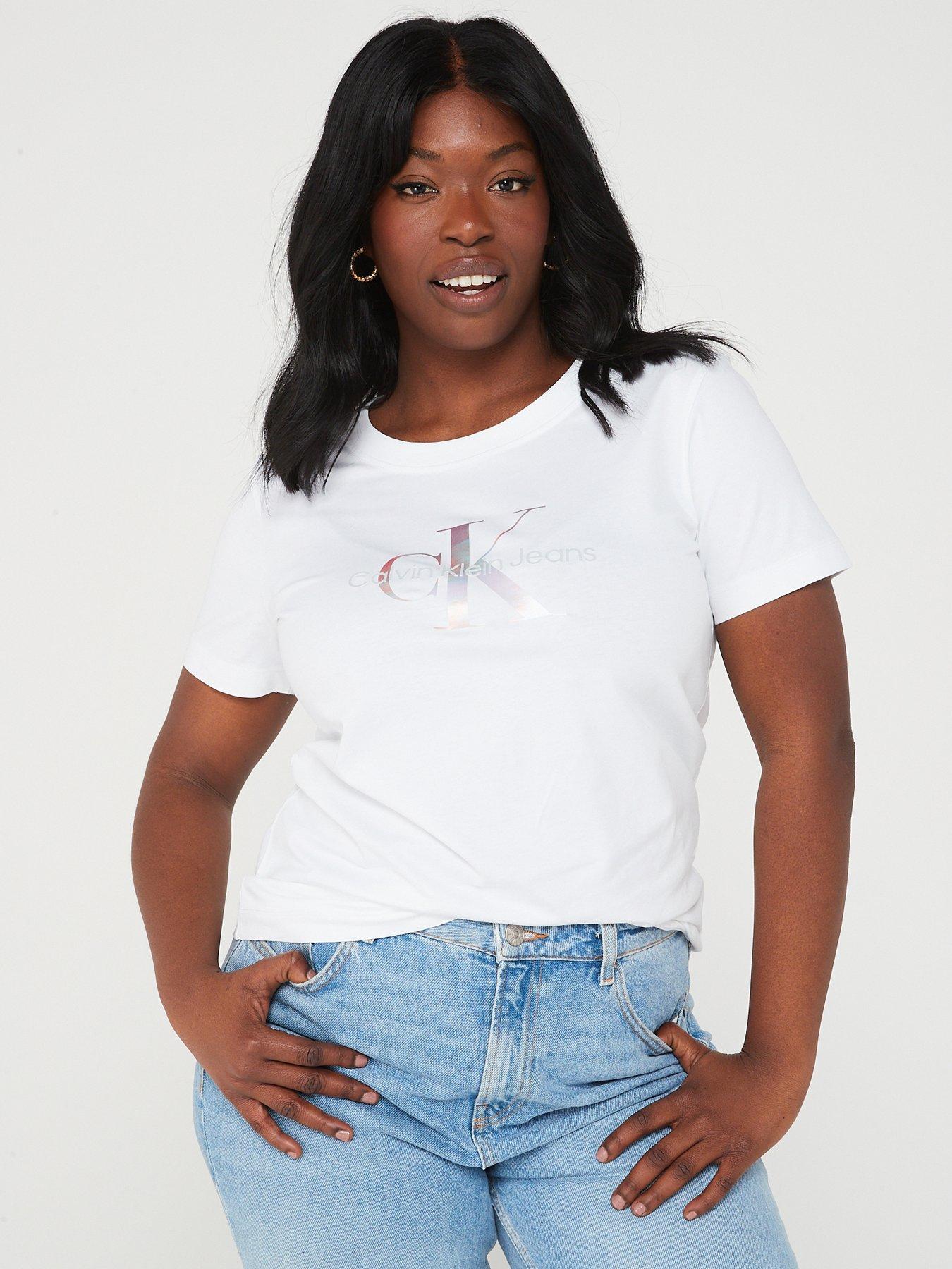 Plus | Tops jeans Women Calvin | & | klein t-shirts Size