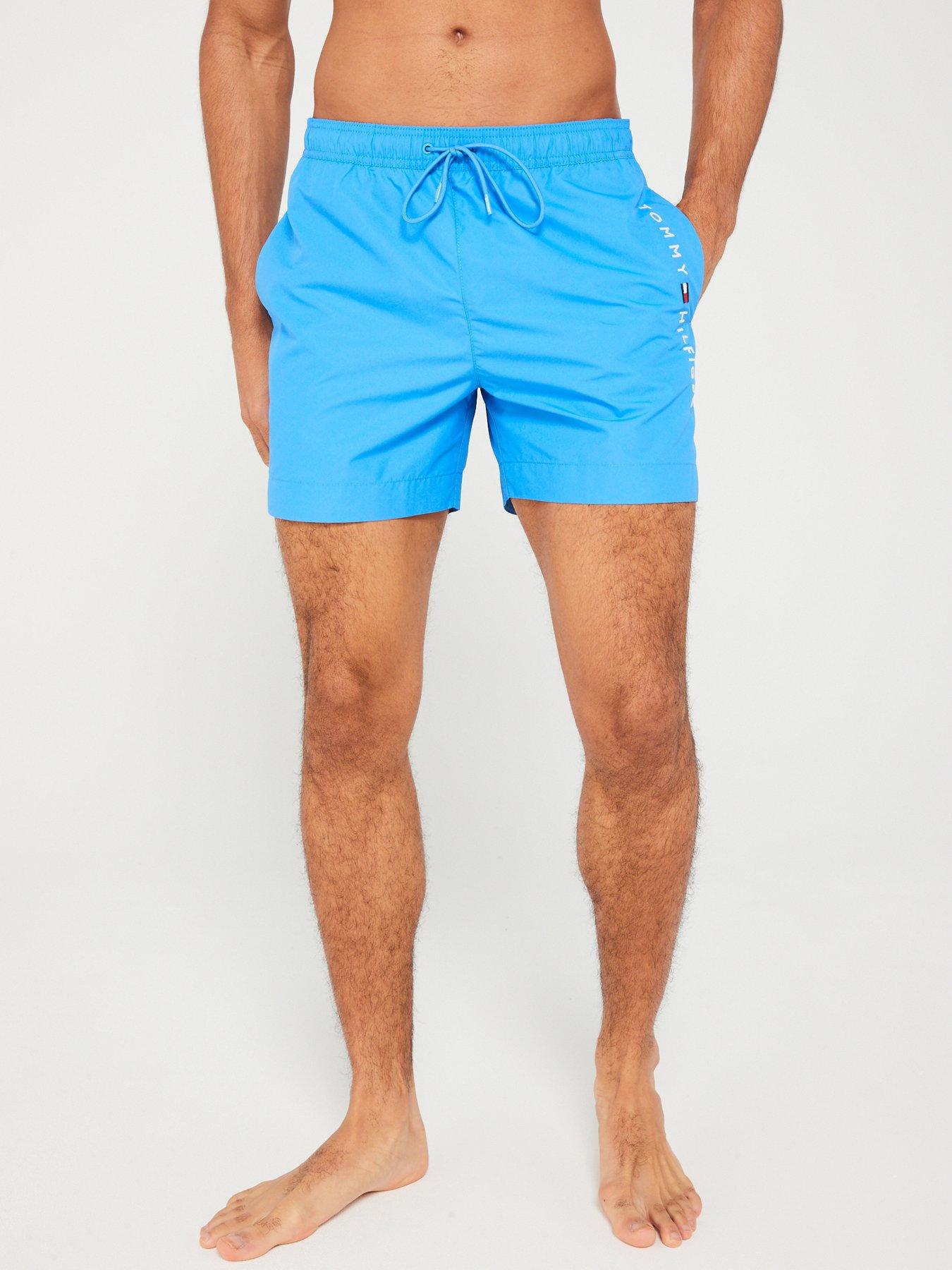 undefined Medium Drawstring Swim Shorts - Blue