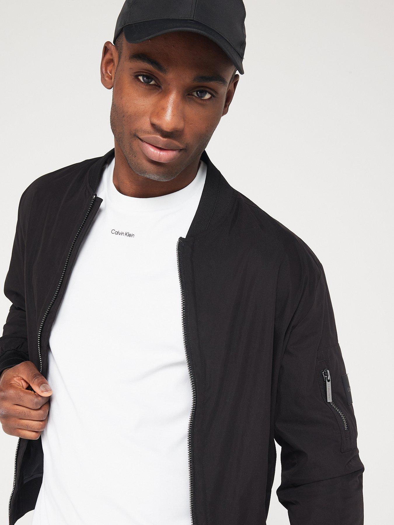 Calvin klein baseball jacket best sale