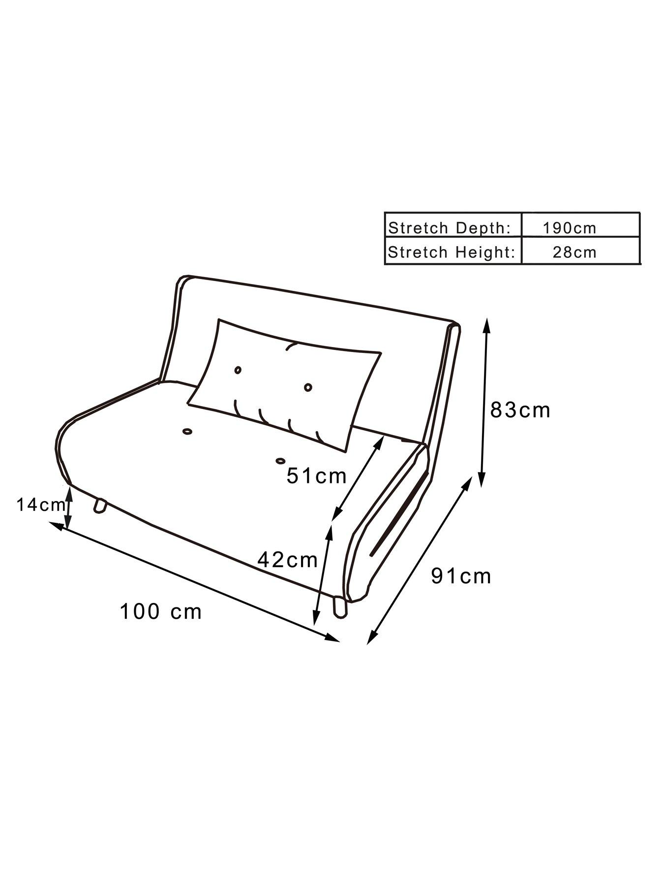 Image 6 of 7 of Everyday Rafael Fabric Sofa Bed&nbsp;- FSC&reg; Certified