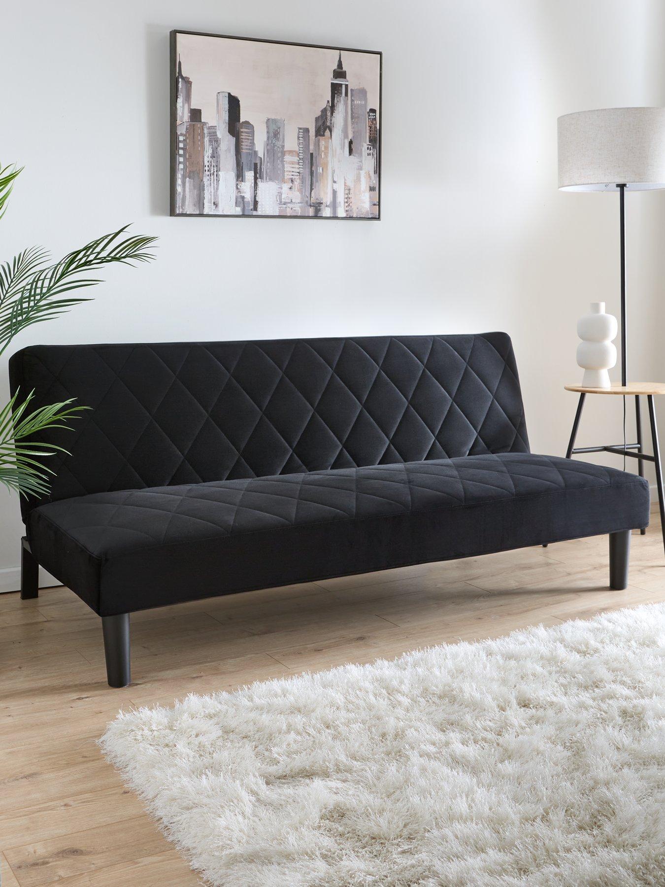 Image 1 of 7 of The Very Collection Baxter Sofa Bed - Black&nbsp;- FSC&reg; Certified