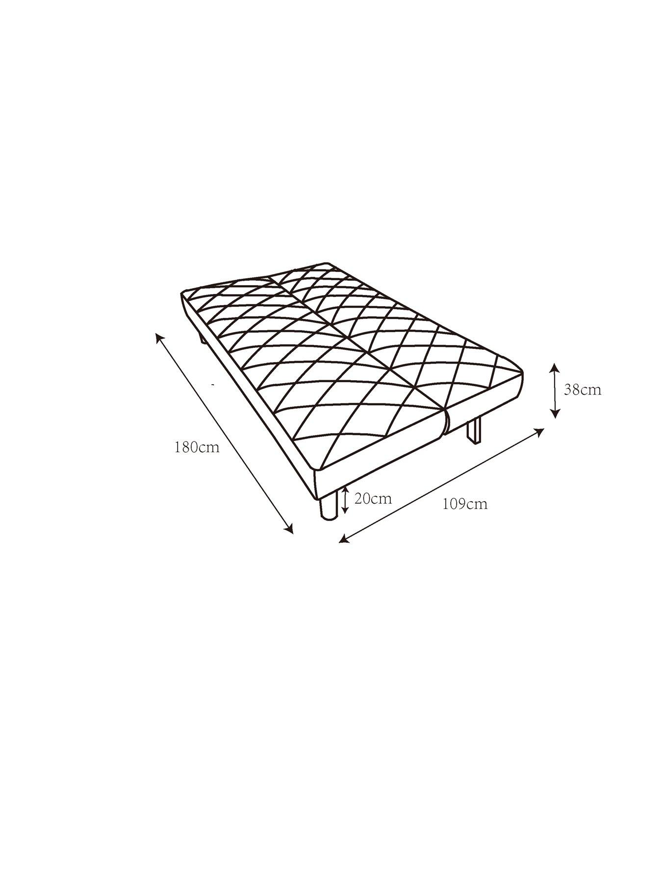 Image 6 of 7 of The Very Collection Baxter Sofa Bed - Black&nbsp;- FSC&reg; Certified