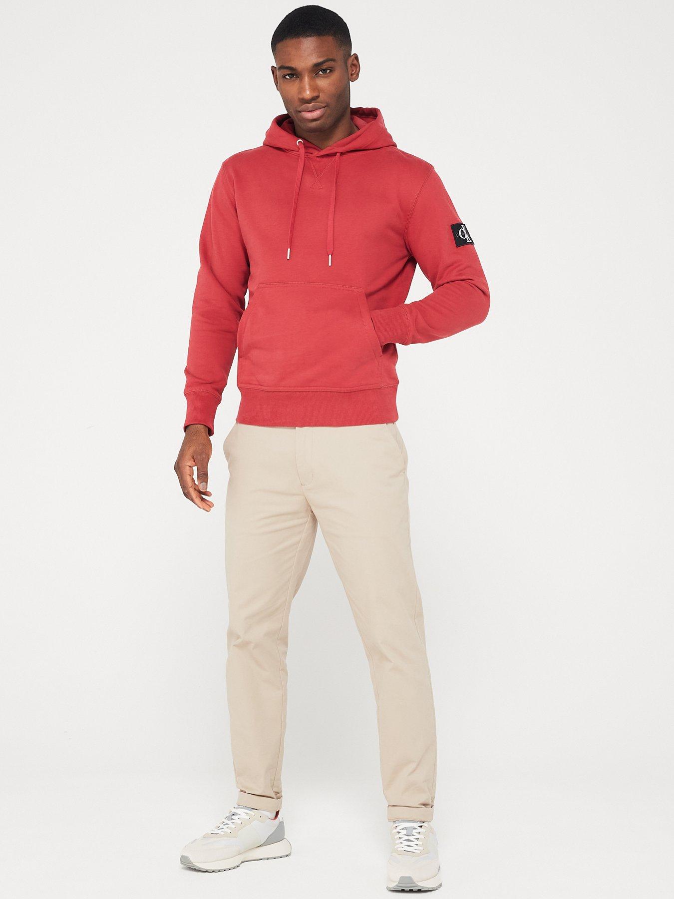 Calvin klein jeans red on sale hoodie