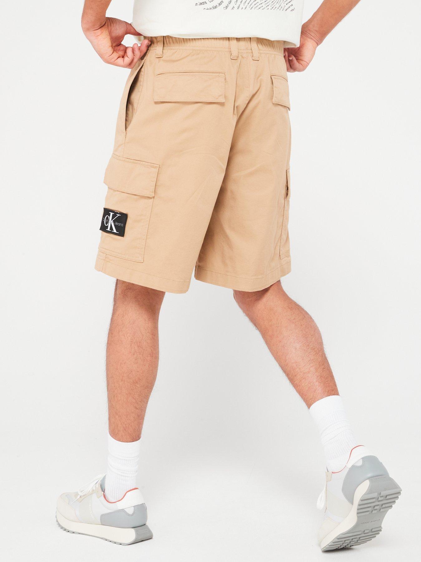 Calvin Klein Jeans Cargo Short - Light Brown | Very.co.uk 