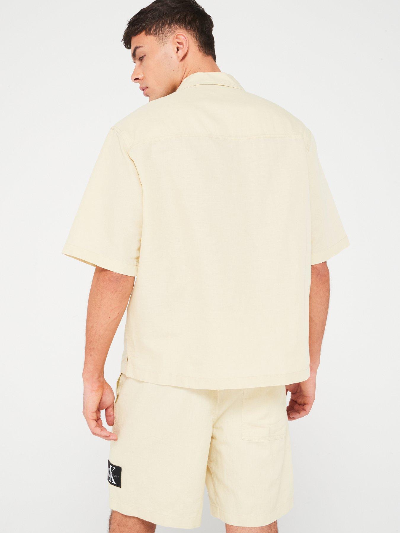Image 2 of 4 of Calvin Klein Jeans Linen Ss Shirt