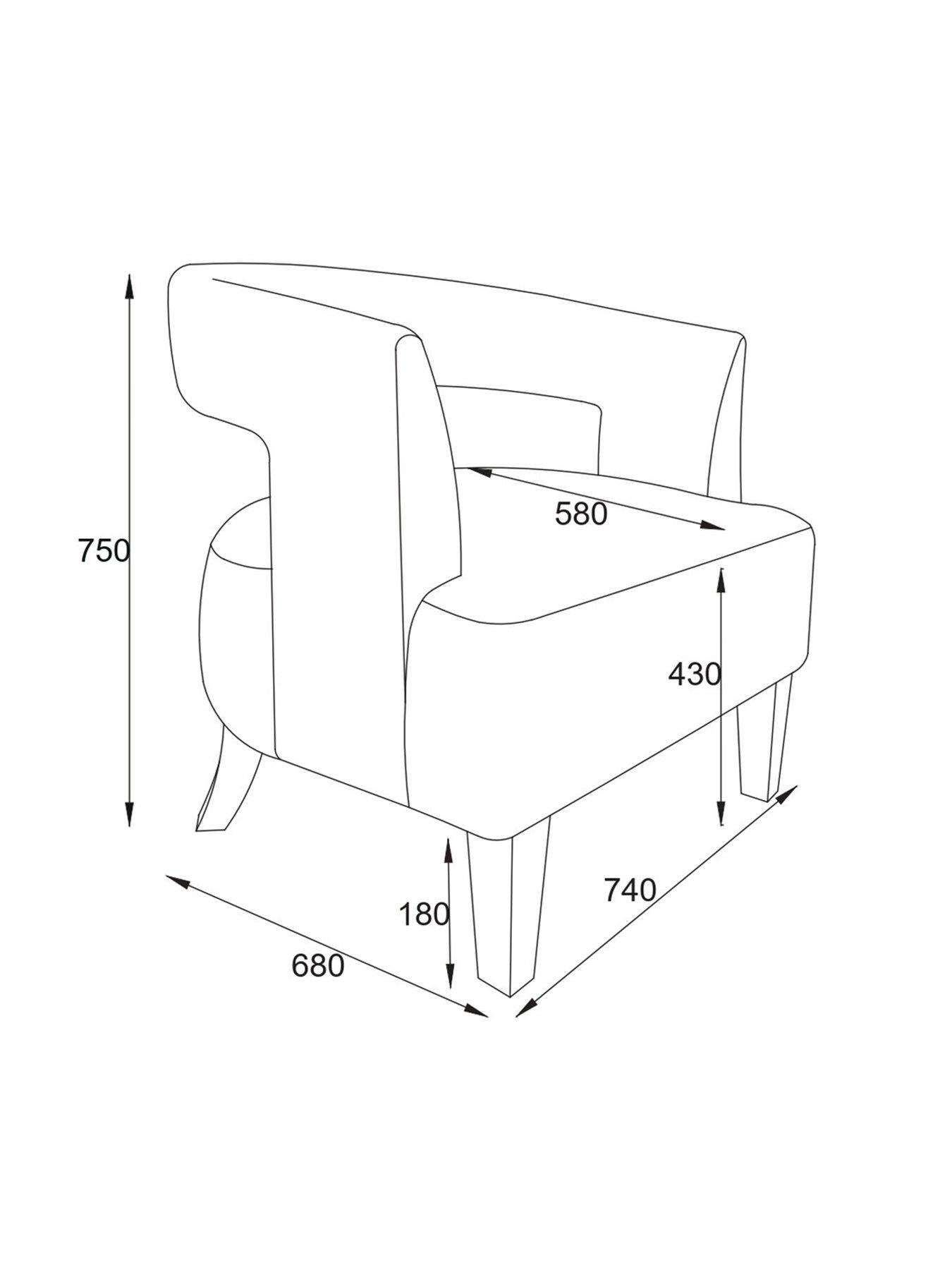 Image 6 of 6 of Very Home Lexi Chair