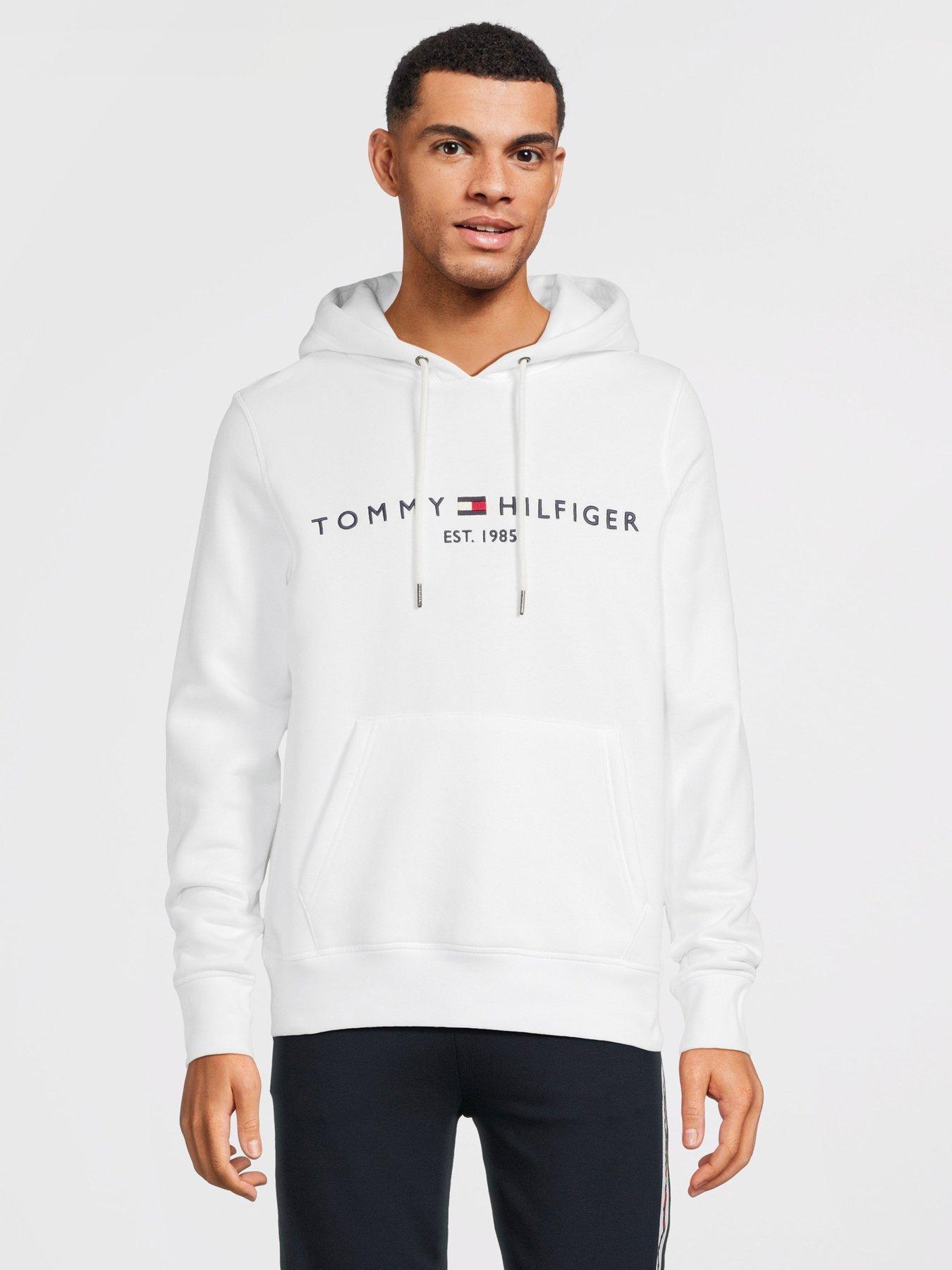 Tommy Hilfiger Tommy Logo Hoody - White | Very.co.uk