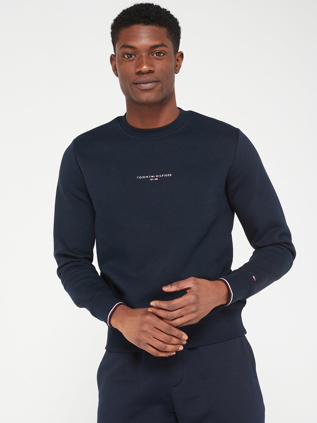 Navy on sale hilfiger sweatshirt