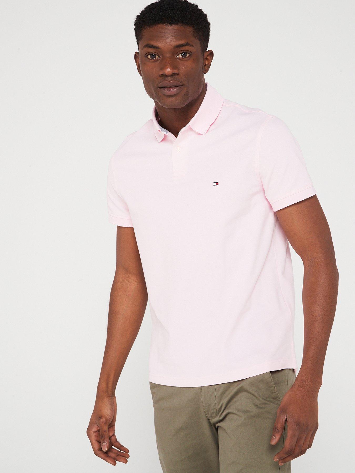 Men's Polo T-shirt Tommy Hilfiger Core 1985 Slim Polo - peach dusk