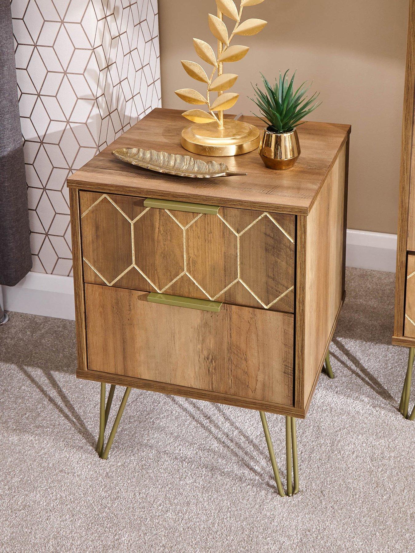 GFW Orleans 2 Drawer Bedside Chest | Very.co.uk