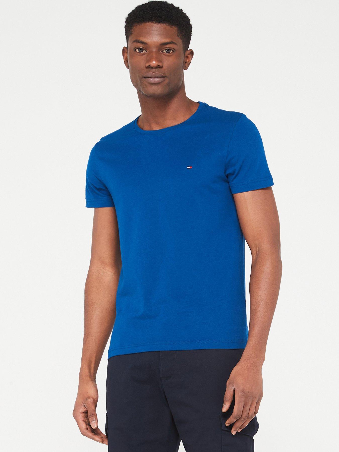 Tommy Hilfiger Stretch Slim fit T.Shirt In Peach Dusk