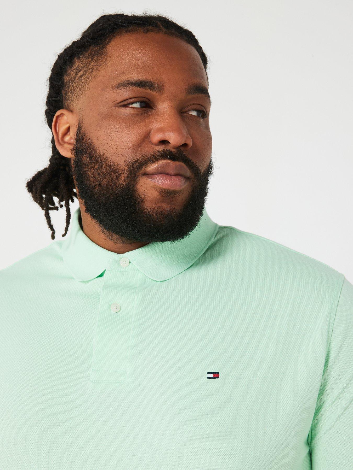 Tommy Hilfiger Big & Tall 1985 Regular Fit Polo Shirt - Light Green ...