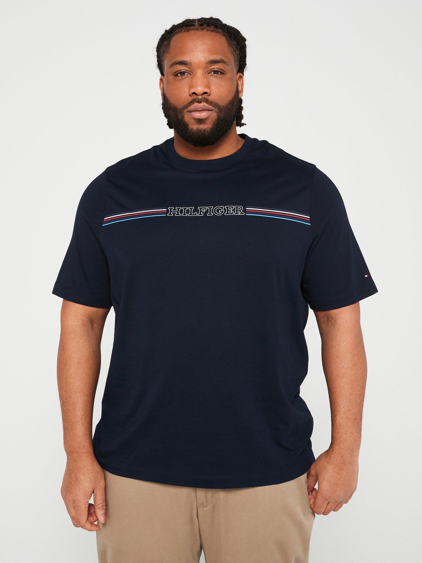 Big and tall tommy hilfiger t clearance shirts