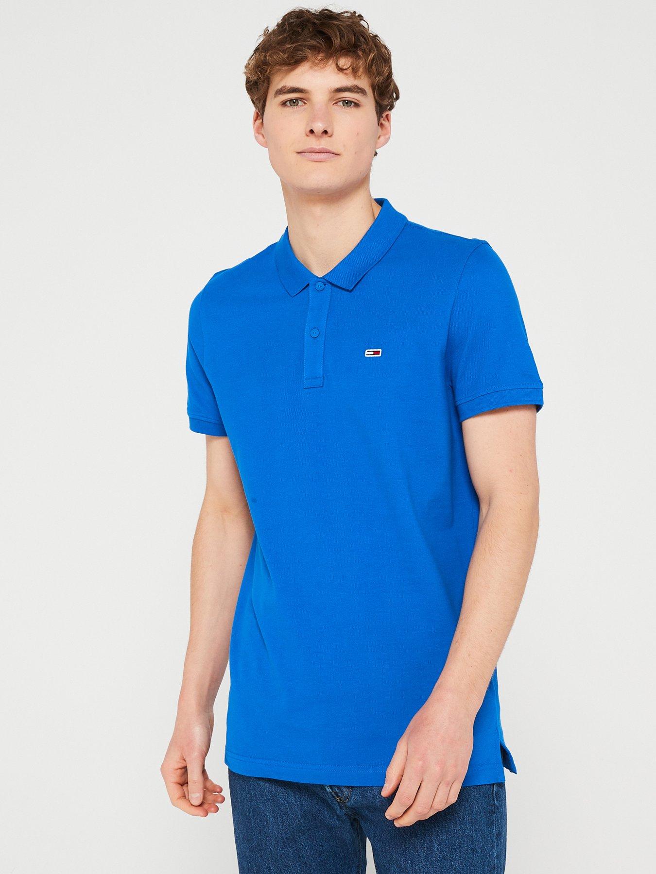 tommy-jeans-slim-placket-polo-shirt-blue