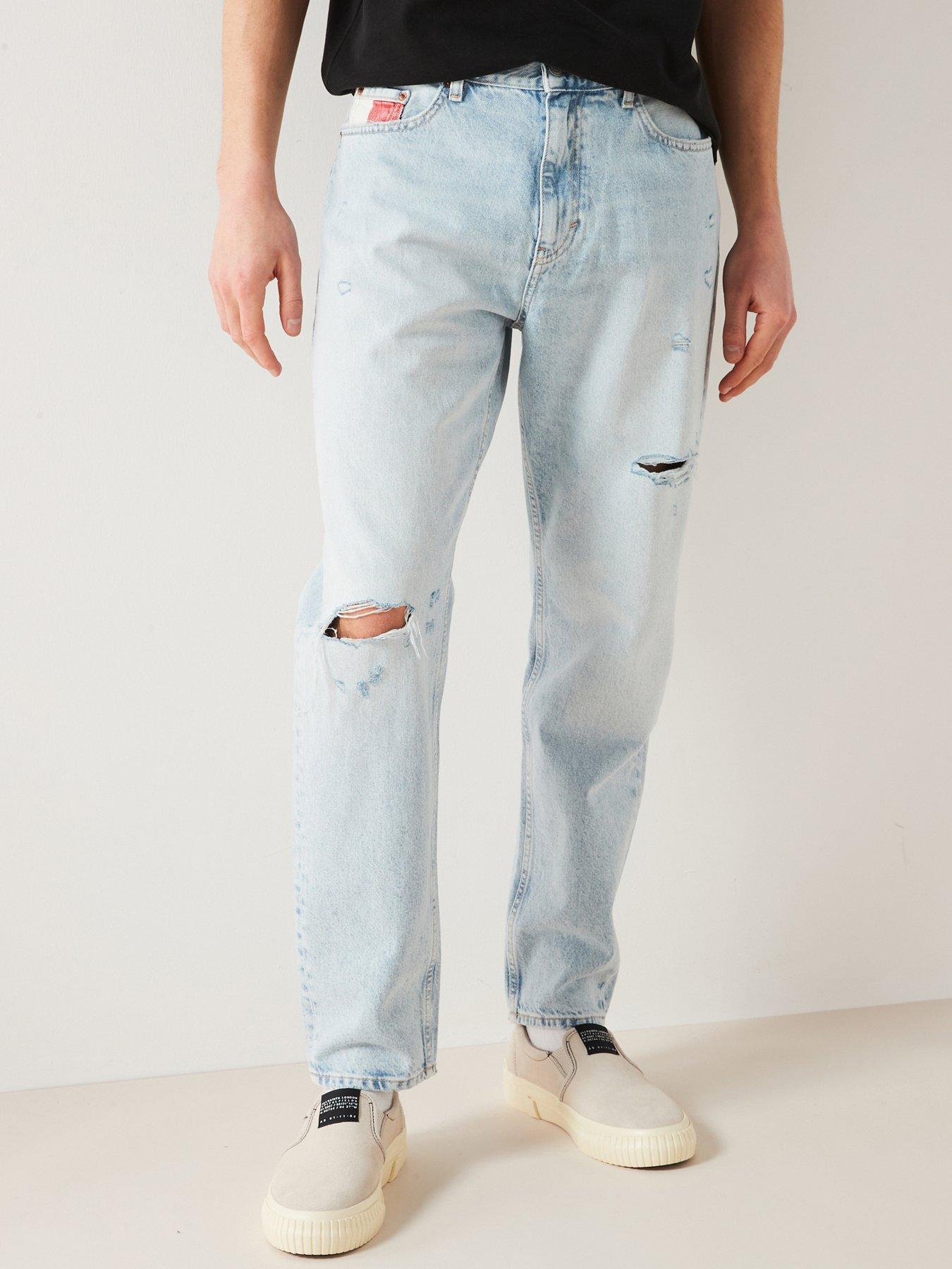 Tommy Jeans Isaac Relaxed Fit Tapered Archive Jean - Light-Wash