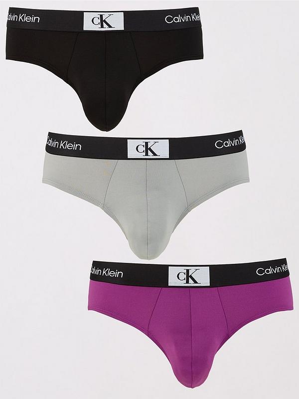 Calvin Klein Calvin Klein 3 Pack Hip Brief | Very.co.uk