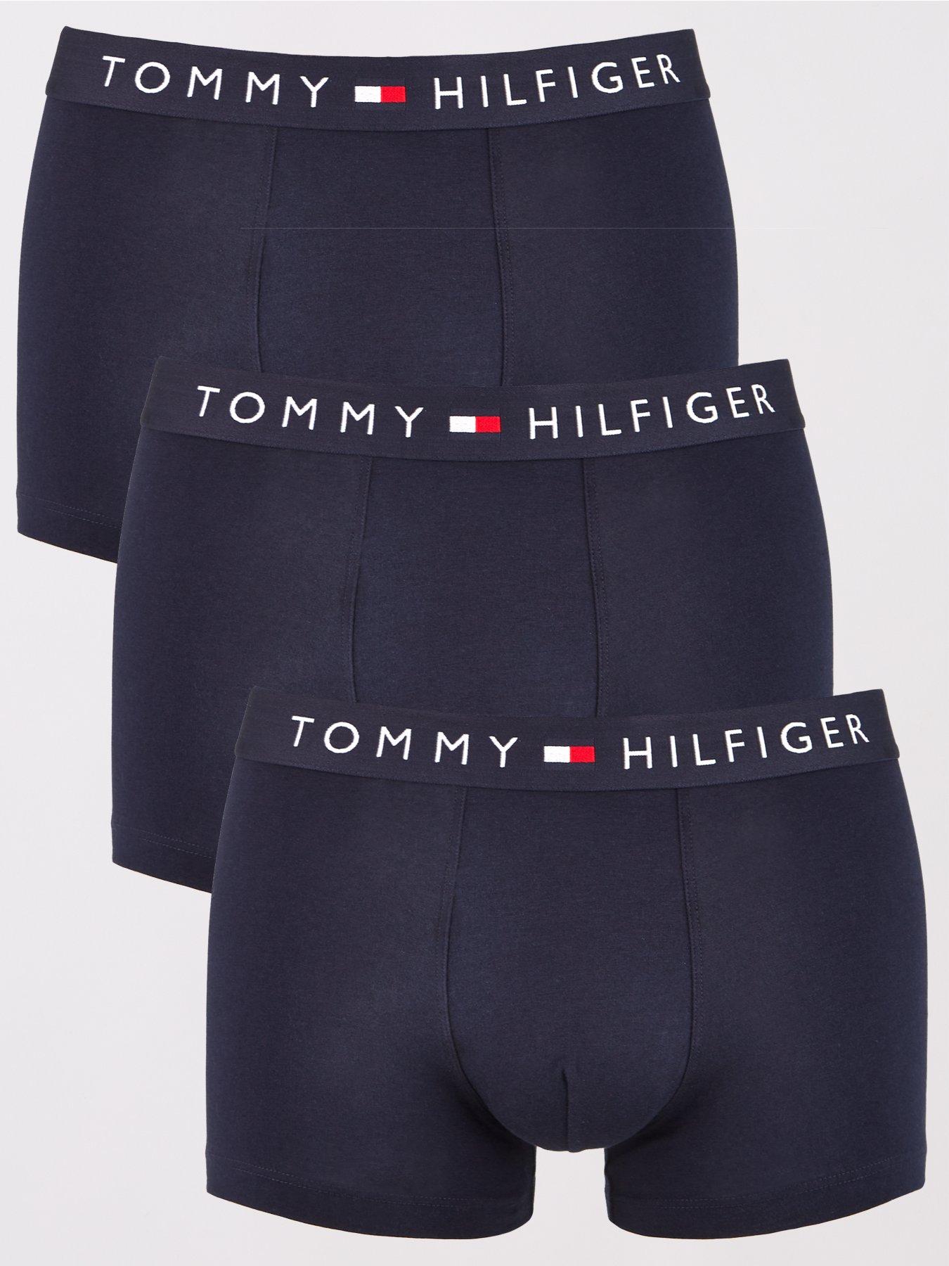 Men's Tommy Hilfiger Classic Cotton Trunks 3-Pack Underwear S XL