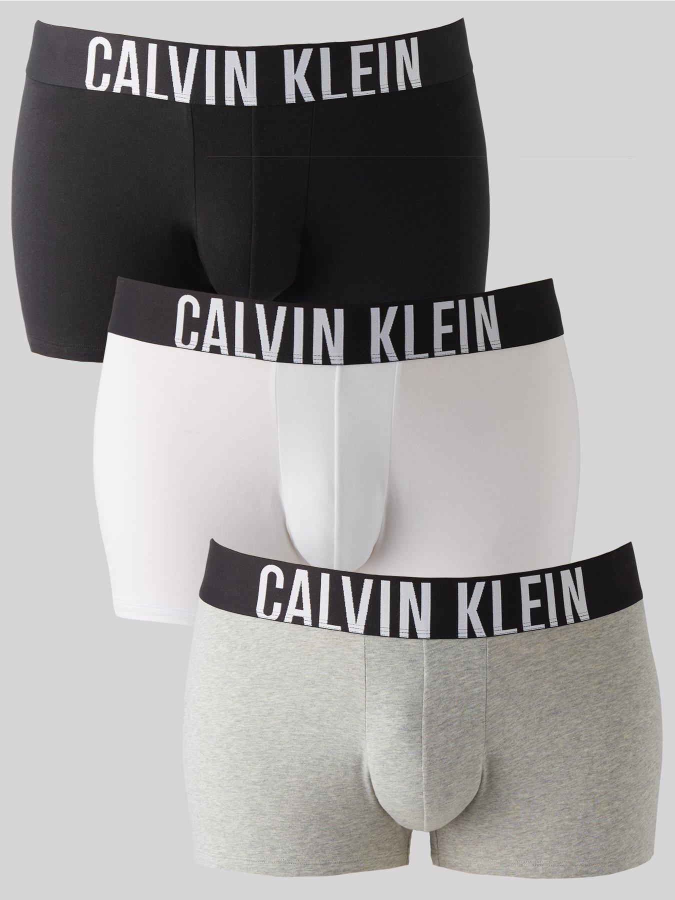 Calvin Klein Modern Cotton Stretch Plus Boxer Briefs (3 Pack) - Black