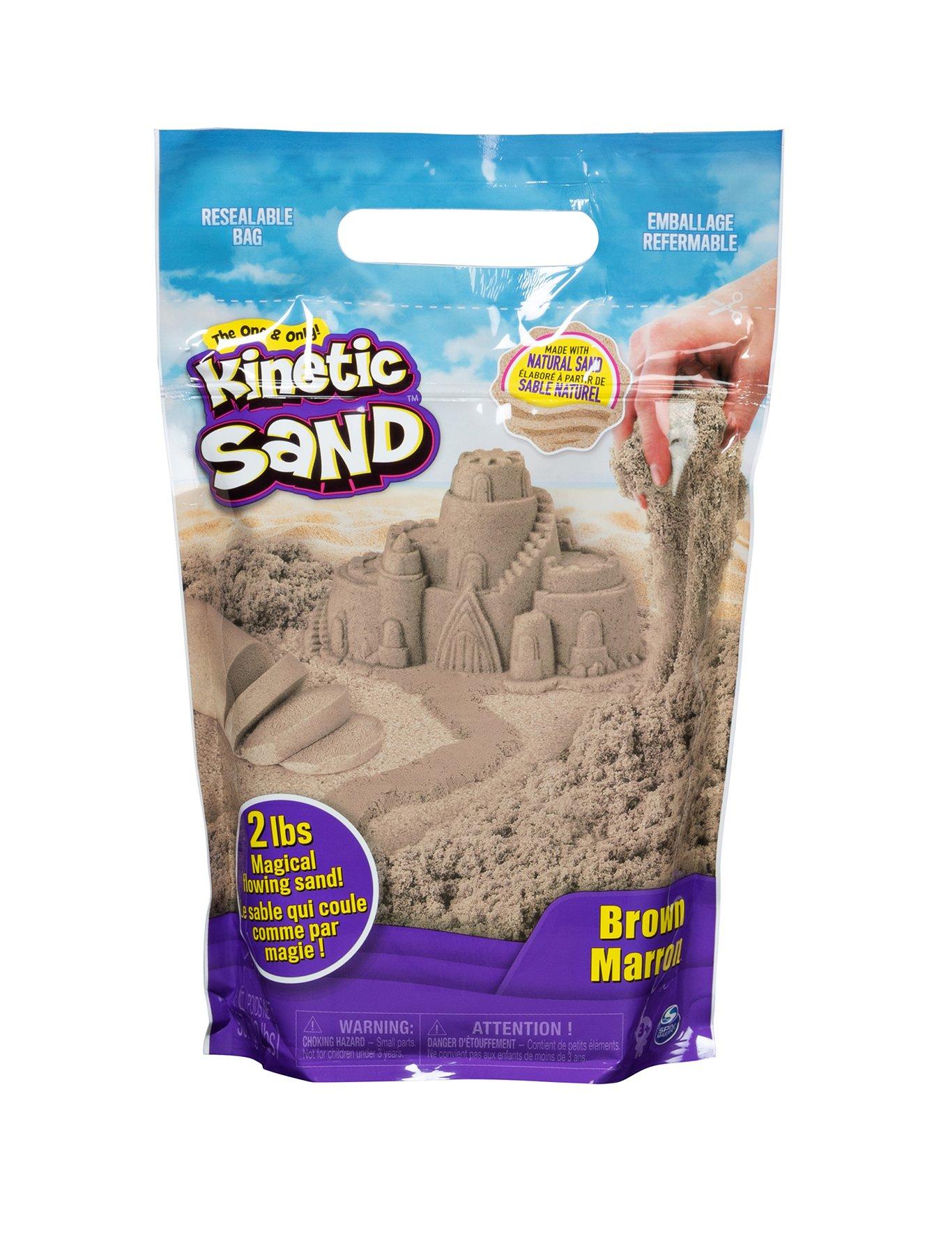 Image 1 of 7 of Kinetic Sand Beach Brown Sand 2lb Bag