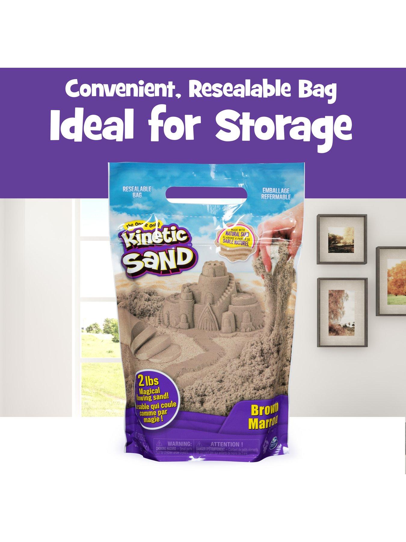 Kinetic Sand Beach Brown Sand 2lb Bag Very