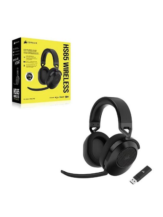 front image of corsair-hs65-wirelessnbspgaming-headset--nbspcarbon