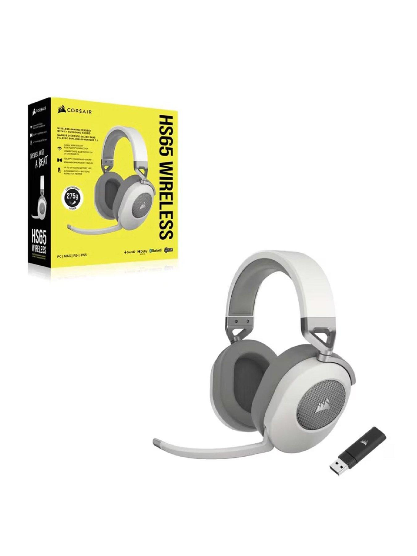 undefined HS65 Wireless Gaming Headset - White