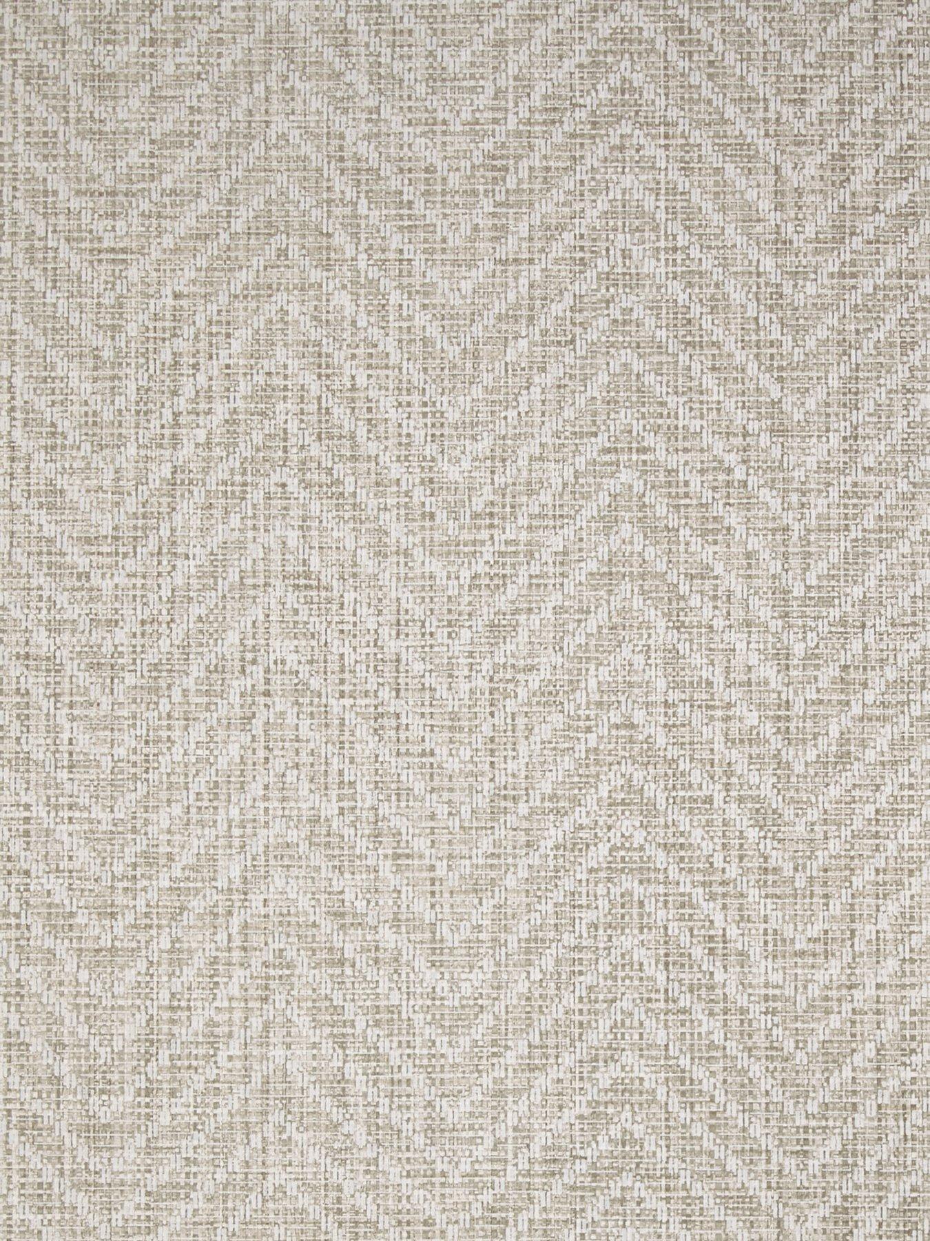 Michelle Keegan Home Taupe Herringbone Print Wallpaper | Very.co.uk