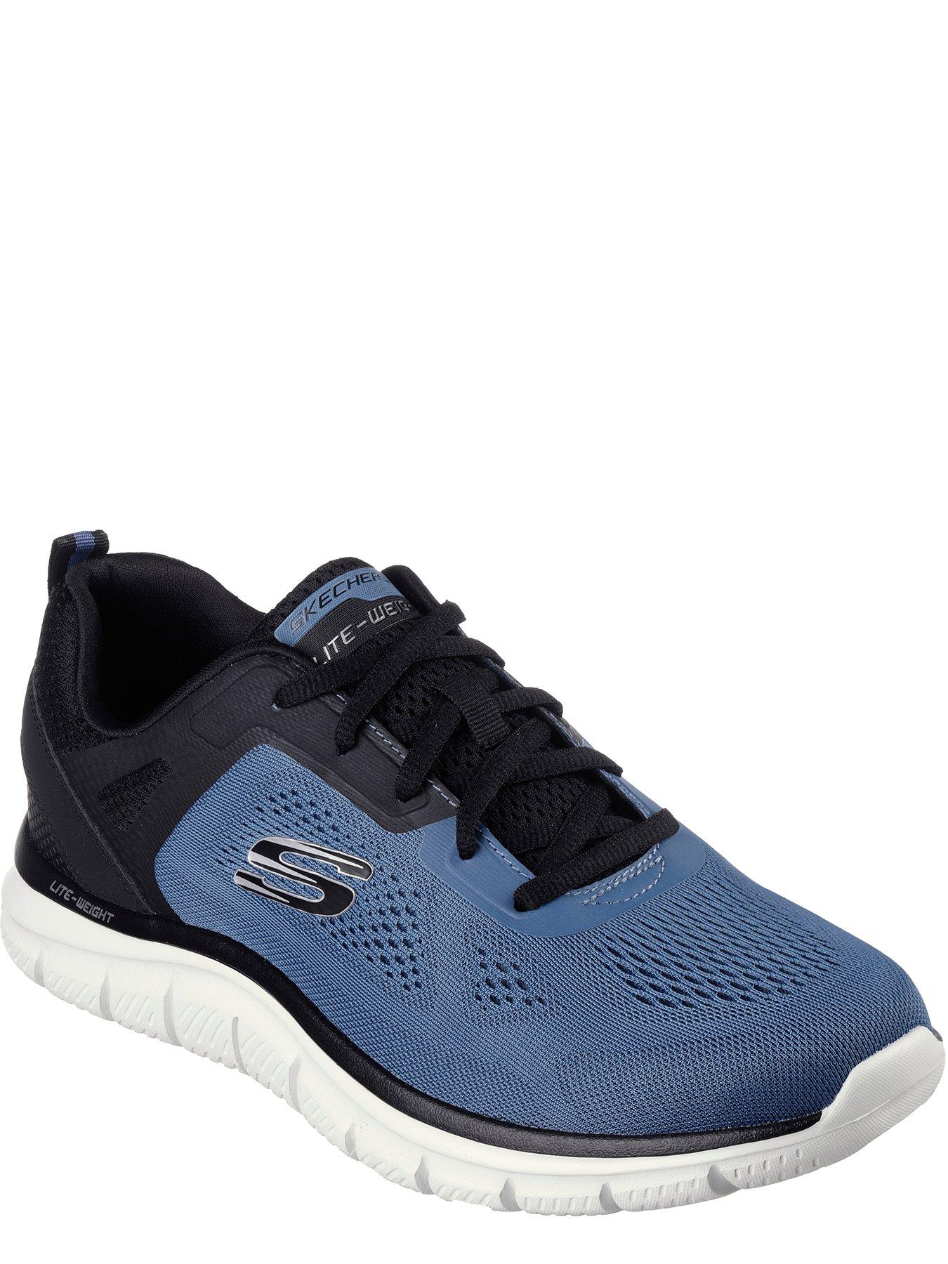 Image 2 of 5 of Skechers Track Lace Up Trainers - Blue
