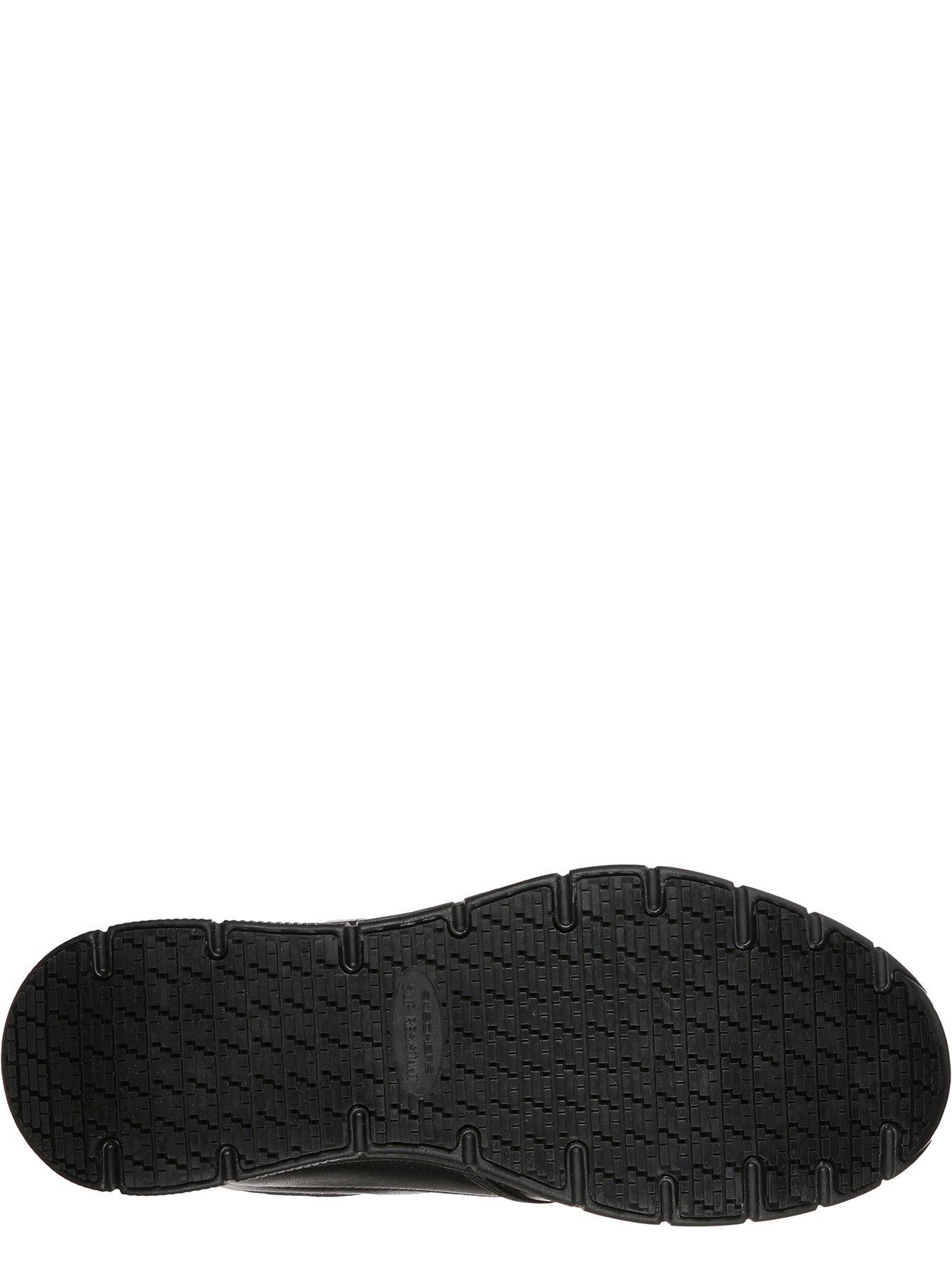 Image 4 of 5 of Skechers Work Nampa Groton Slip Resistant Slip On Trainers - Black