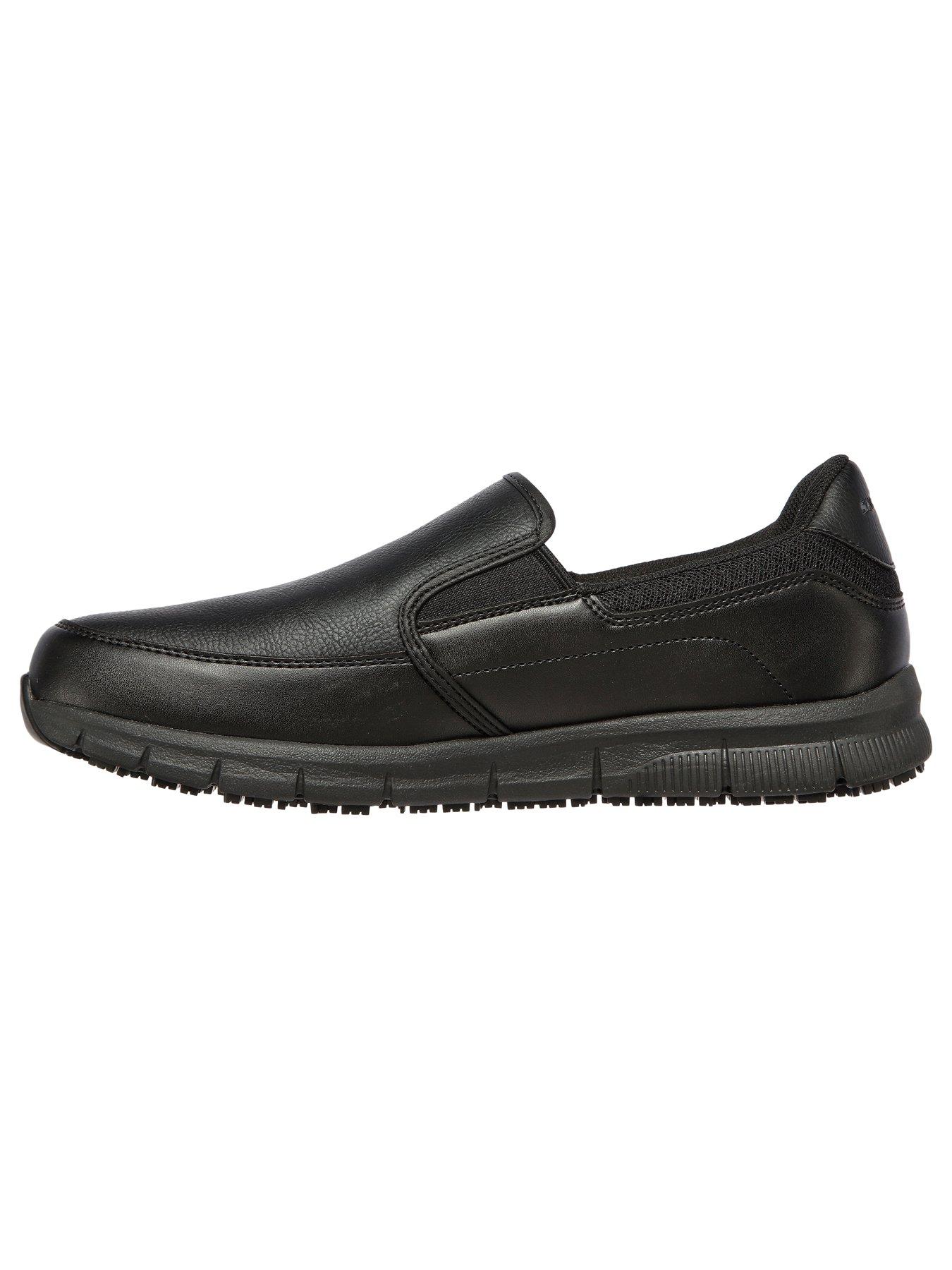 Image 5 of 5 of Skechers Work Nampa Groton Slip Resistant Slip On Trainers - Black