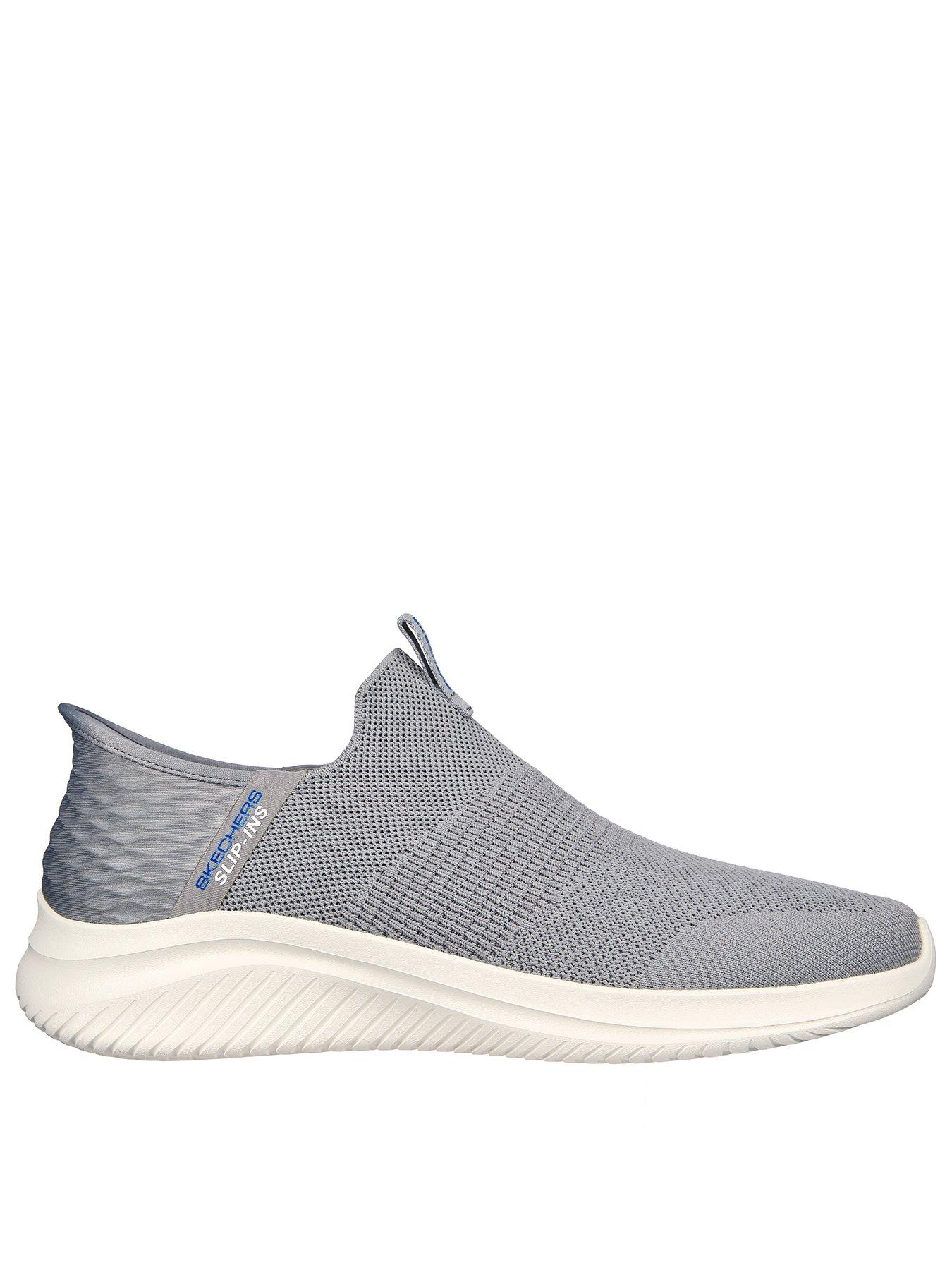 Slip Ins Ultra Flex 3.0 Stretch Knit Trainers Grey