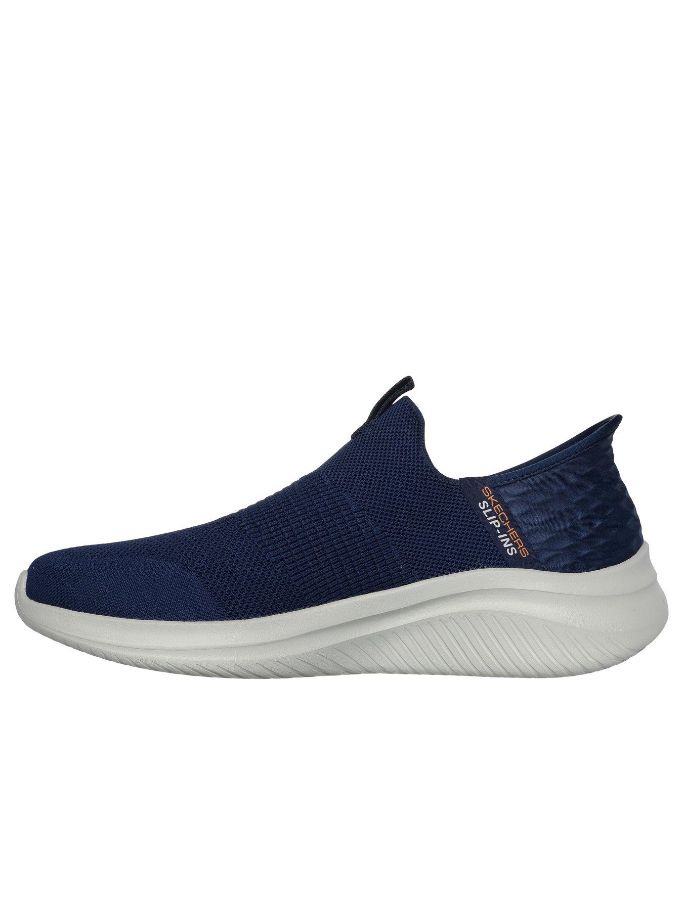 Image 5 of 5 of Skechers Slip-Ins Ultra Flex 3.0 Stretch Knit Trainers - Navy
