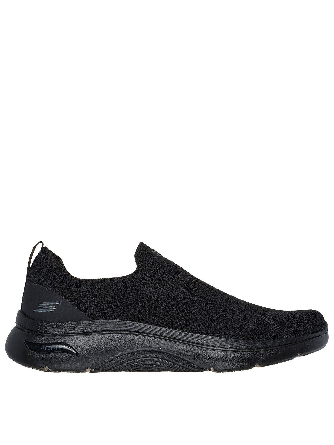 Skechers Go Walk Arch Fit 2.0 Slip On Trainers Black Very