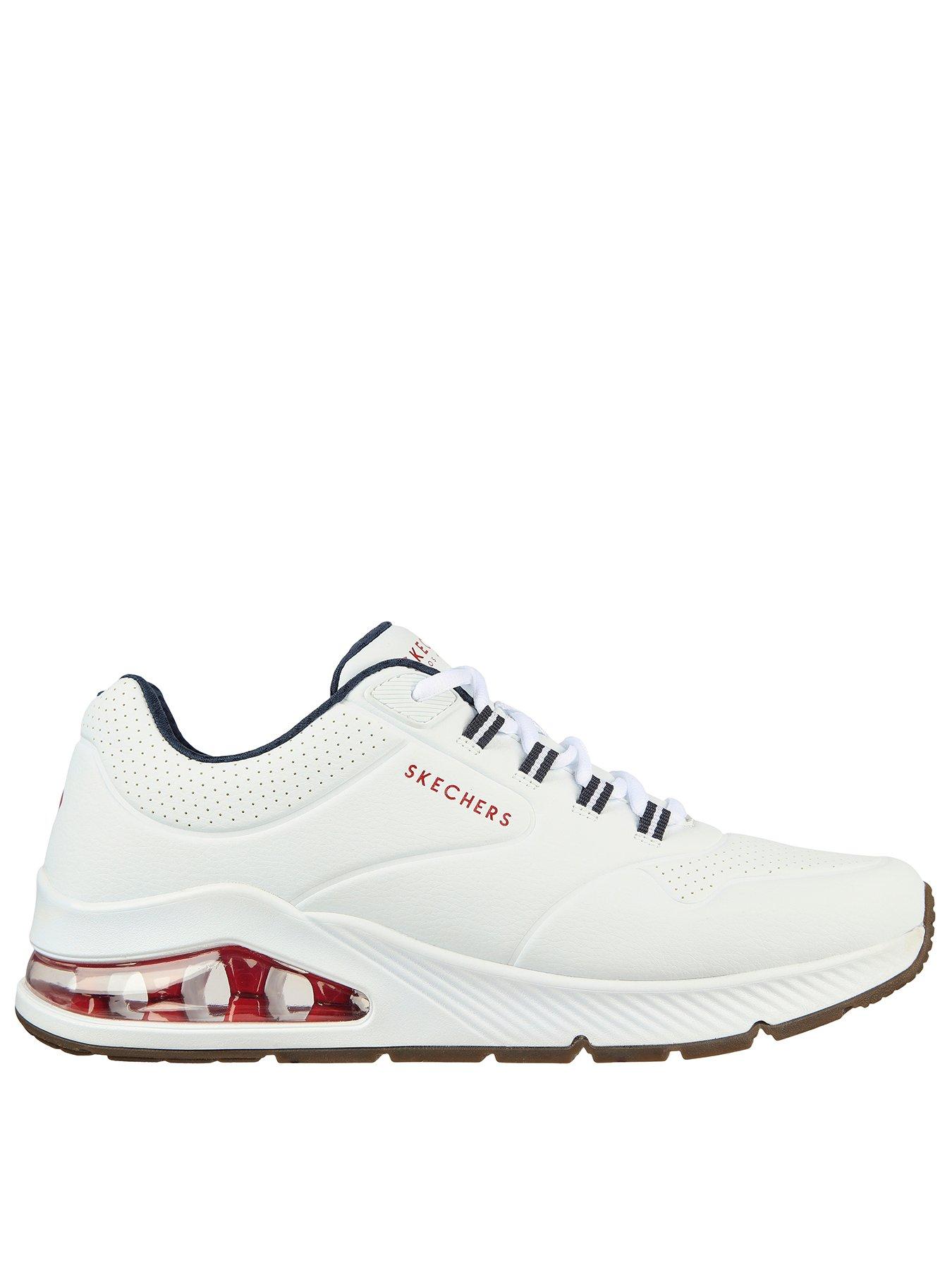 undefined Uno 2 Lace Up Air Cooled Trainers - White