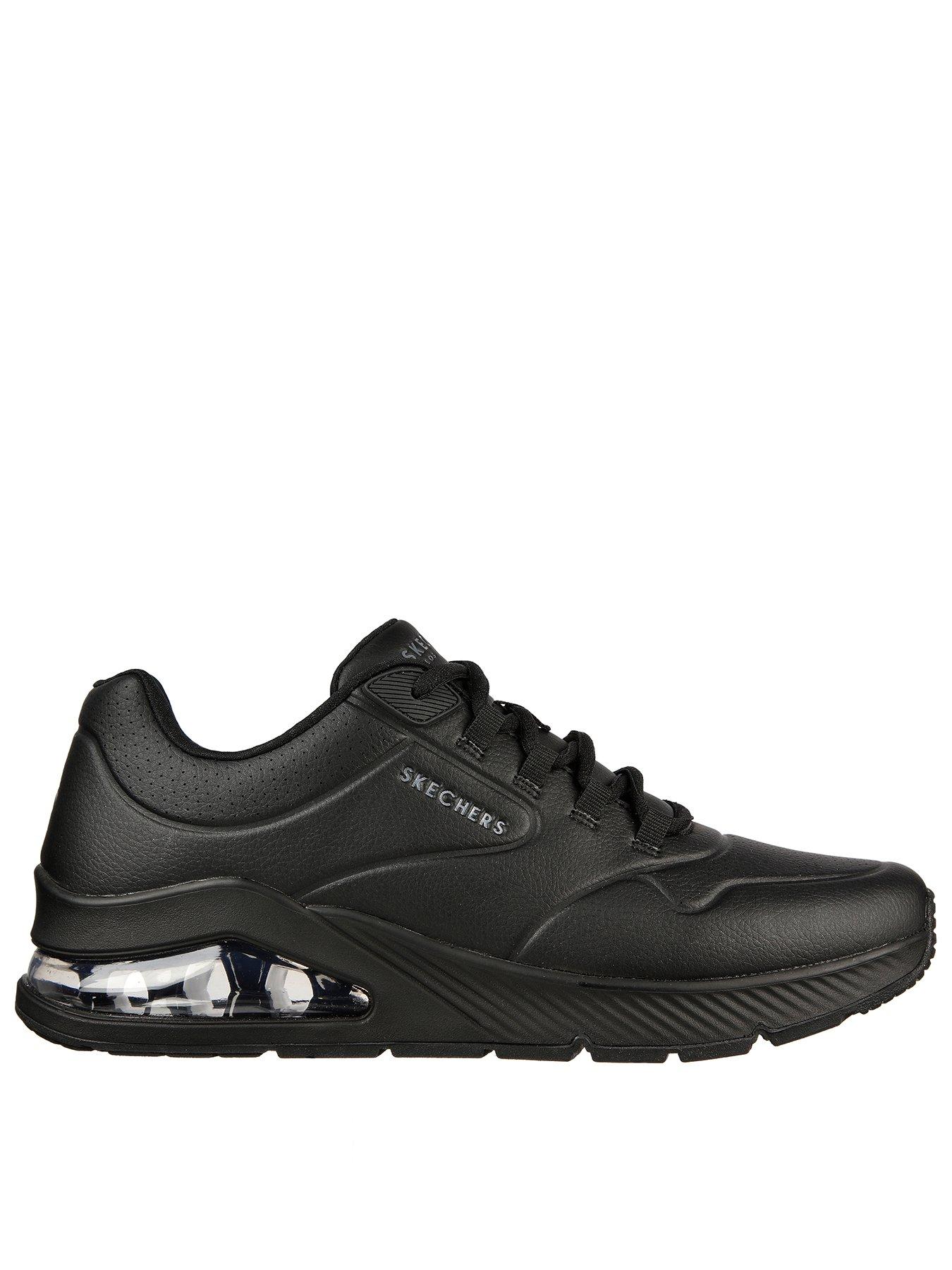 Skechers Uno 2 Lace Up Air Cooled Trainers - Black
