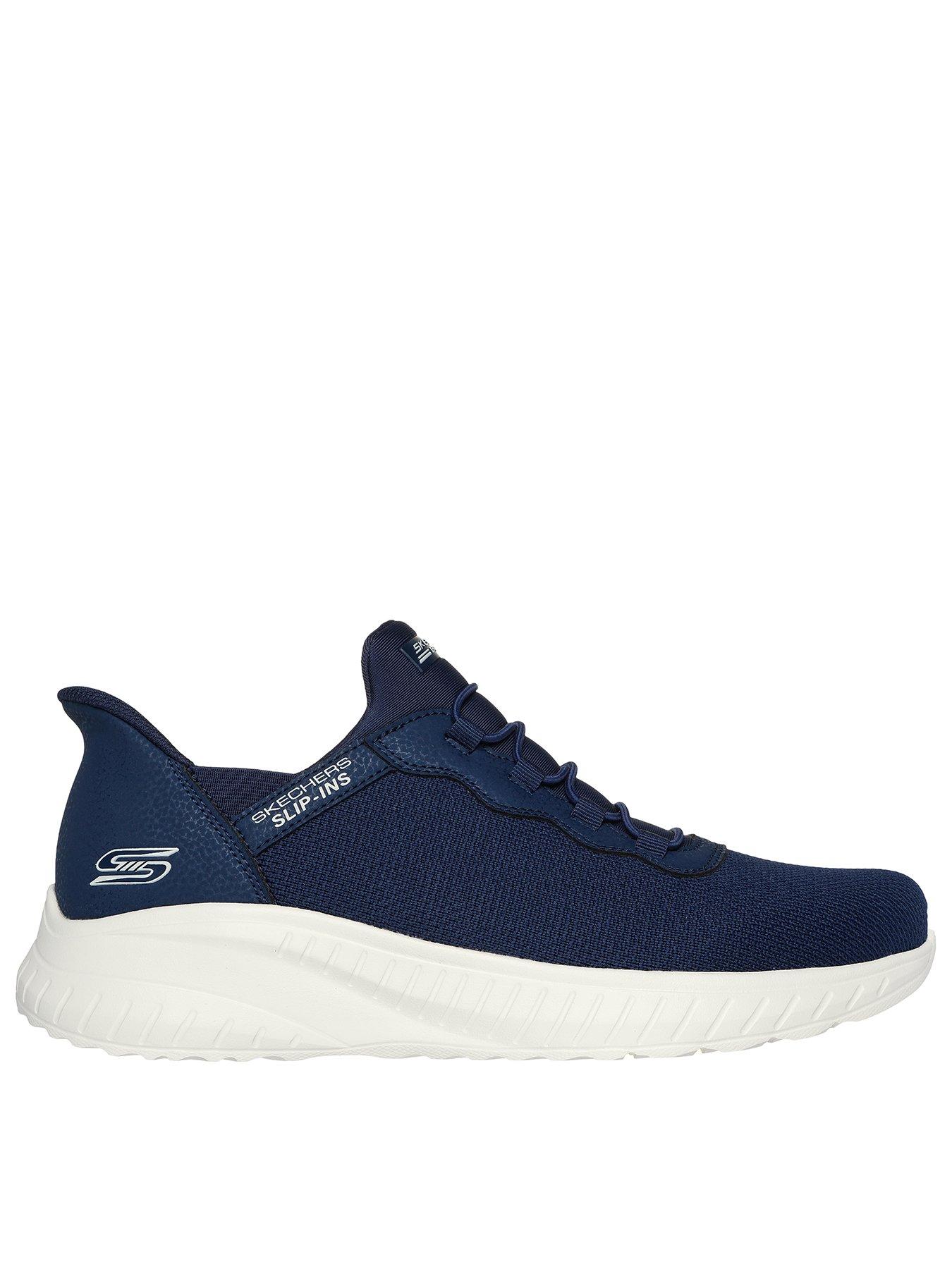 Image 1 of 5 of Skechers Slip-Ins Bobs Squad Chaos Trainers - Navy