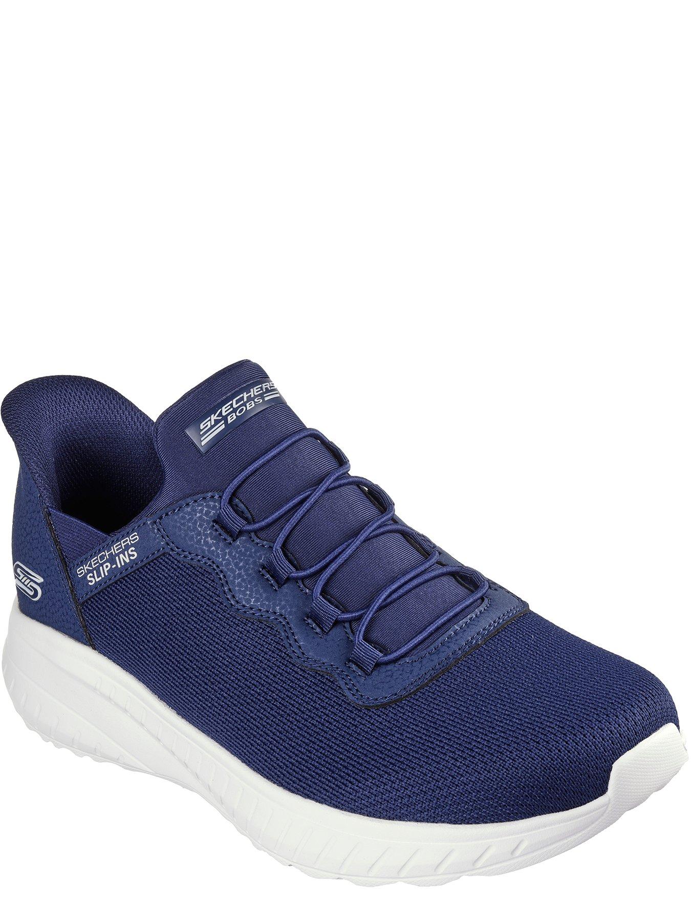 Image 2 of 5 of Skechers Slip-Ins Bobs Squad Chaos Trainers - Navy