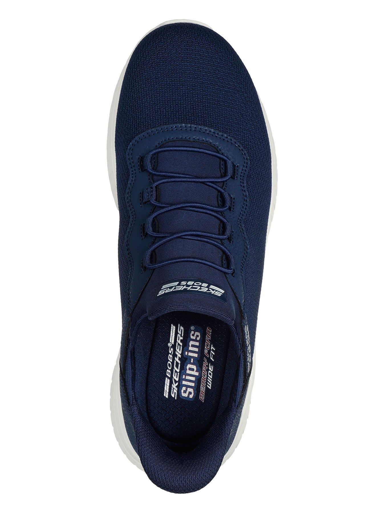 Image 3 of 5 of Skechers Slip-Ins Bobs Squad Chaos Trainers - Navy
