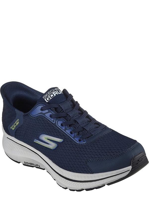 Skechers Slip-Ins Go Run Consistent 2.0 Lace Up Trainers - Navy | Very ...