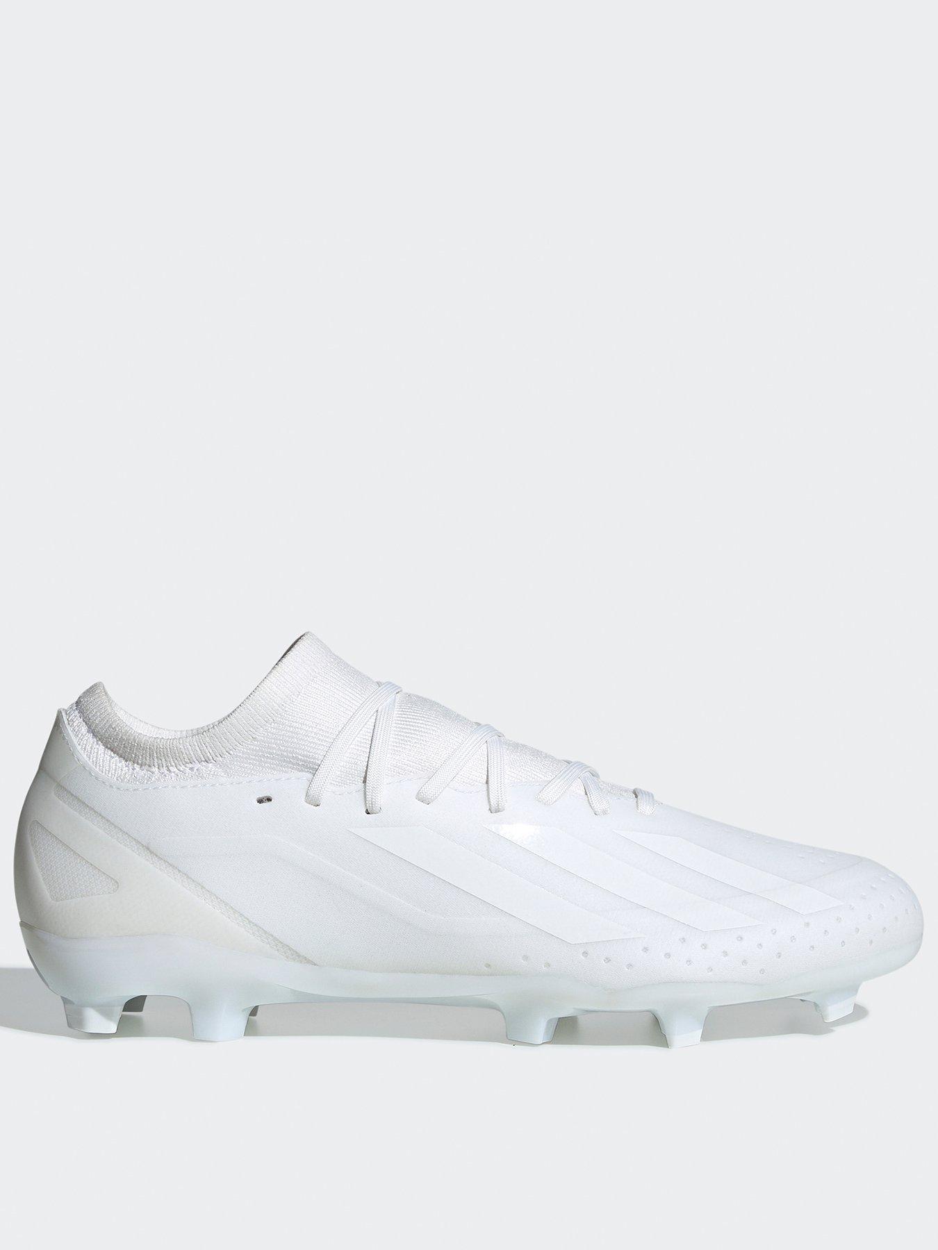 Plain white deals football boots