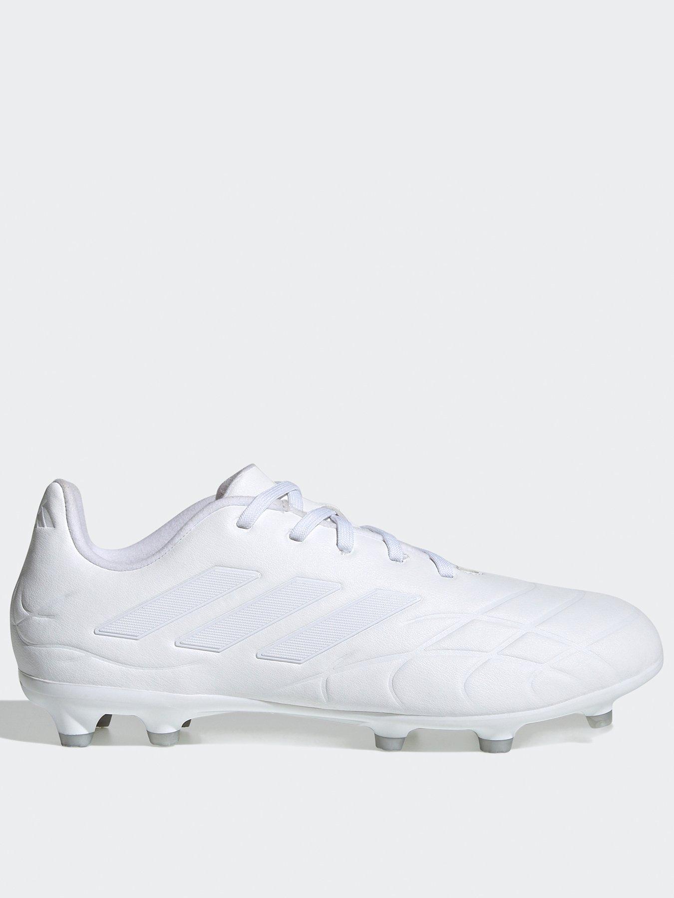 Pure white adidas trainers sales