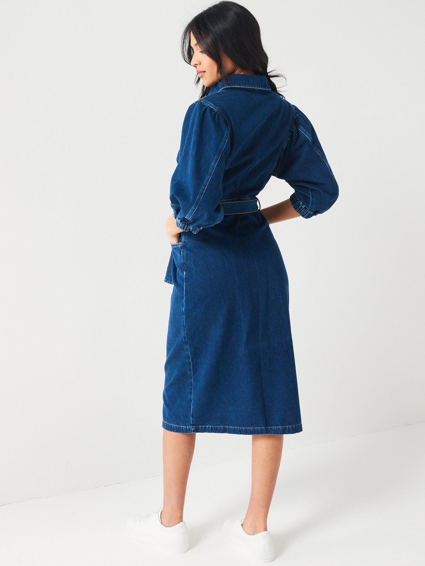 V by discount very denim dress