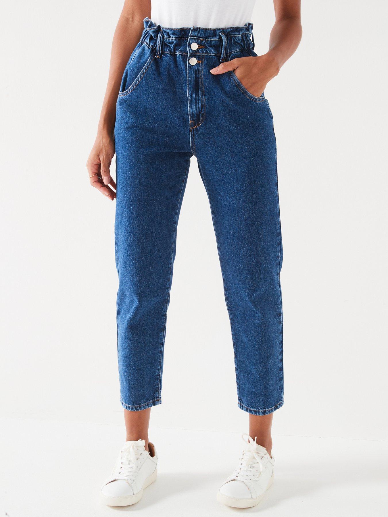Paperbag Denim Jeans